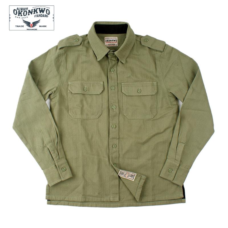 

Autumn Winter New Men' Casual Herringbone Shirt Outdoors Climbing Training Combat Tactical Long Sleeve Tops, Army green