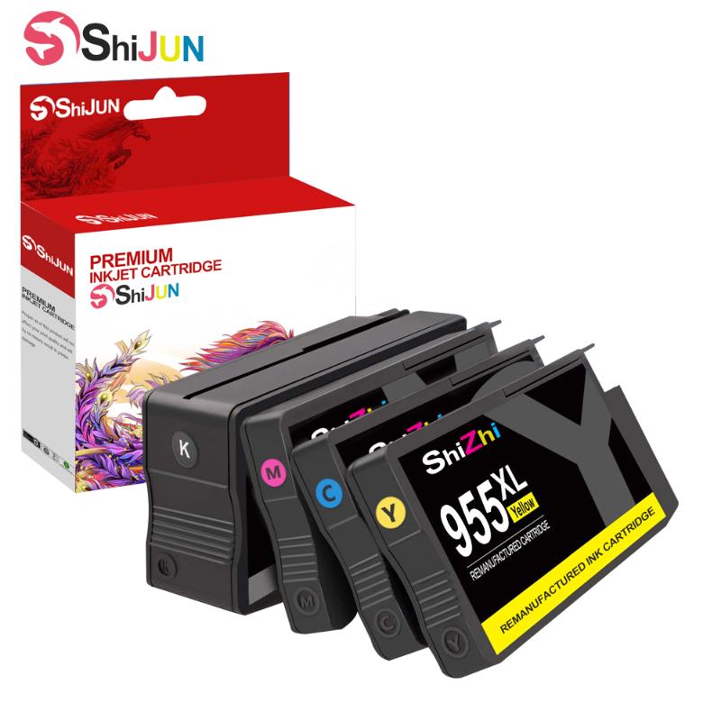 

SHIJUN 955xl Ink Cartridges Replacement for 955 955 XL for Officejet Pro 7740 8210 8710 8715 8720 8730 8740 8725 Printer