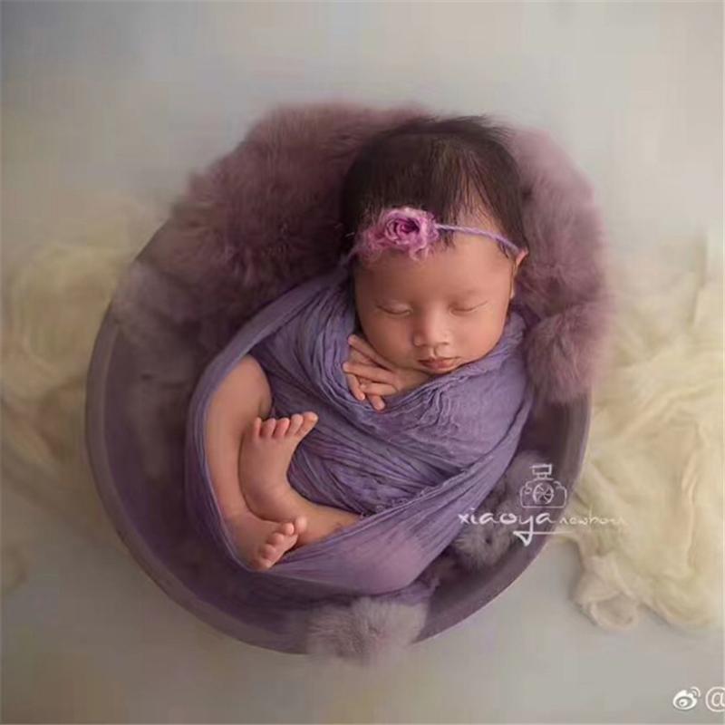 

newborn baby wood bowl Newborn photography props, Wool bowl -4