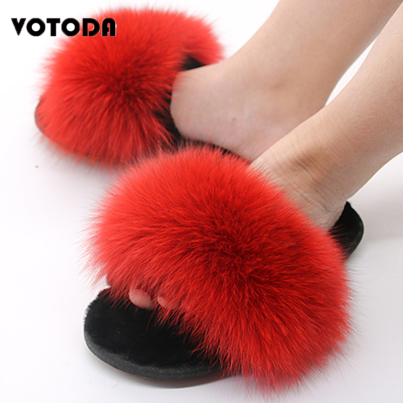 

Women Wool Fur Slippers Fluffy Fur Slides Furry Slipper Soft Flat Woman Home Slippers Winter Warm Lady Cute Sweet Plush Shoe, Dark gray