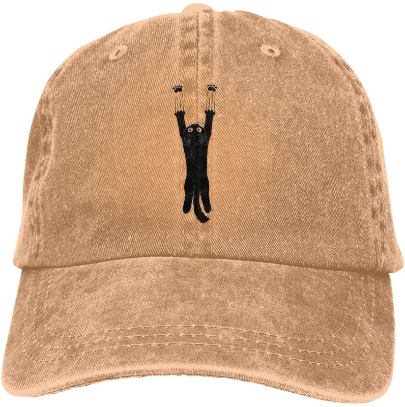 

Zwinz Funny Cat Black Cute Kitty Laughing Game Cat Casquette Unisex Adjustable Baseball Caps Trucker Hat