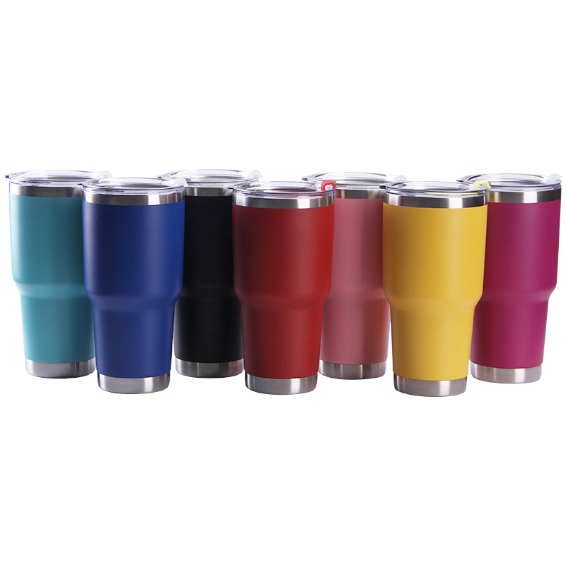 

10PCS 30oz 304 Stainless Steel Tumbler Sport Cups Vacuum Insulated Tumbler Large Capacity Travel Water Bottle Beer Coffee Mugs