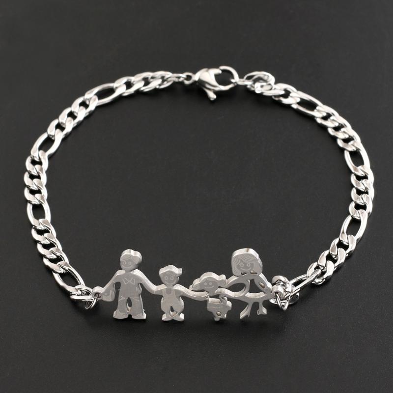 

10 pcs Father Mother Girl Boy Bracelet Mother's Day Gifts Family Bless Bracelet Jewelry