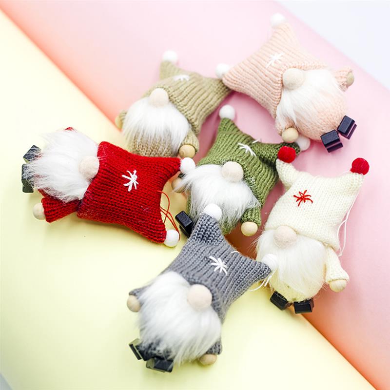 

Christmas Santa Faceless Doll Cute Funny Handmade Santa Doll Decoration Hanging Ornaments Xmas Gift For Kids Happy New Year