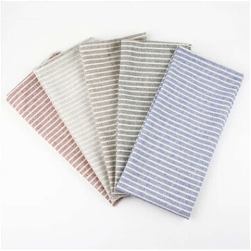 

cotton linen Napkins placemat heat insulation mat dining table mat comfortable Napkin fabric table placemats Background