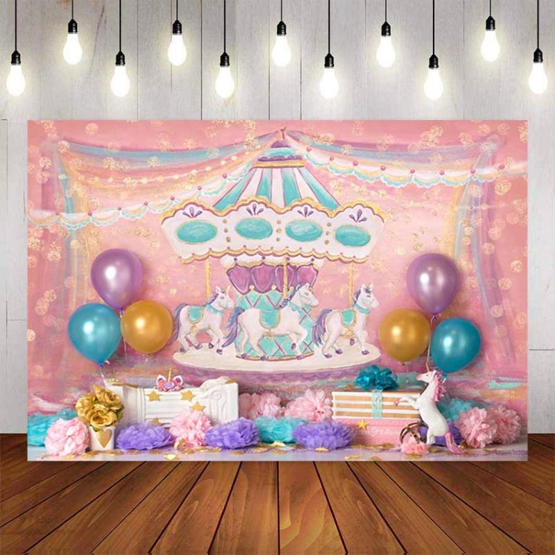 

photography backdrop birthday Party balloon colorful ice cream Dessert table Background photobooth photocall photo studio