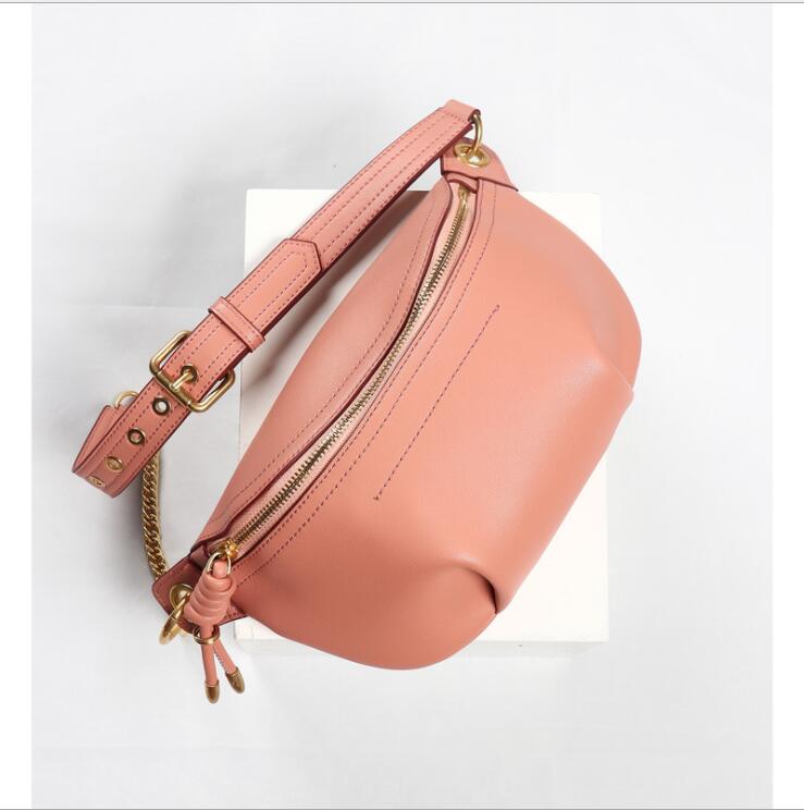 

Luufan Pink Yellow Woman Bag Genuine Leather Zipper Small Shoulder Bag Mini Crossbody Bags Real Leather Chest For Girls Lady, Green