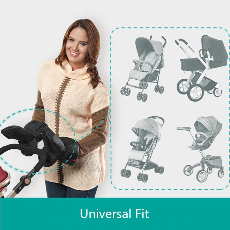 

Stroller Gloves Pram Accessories Gloves Stroller Accessories Winter Pram Hand Muff Fur Fleece Hand Cover Pushchair Warmer