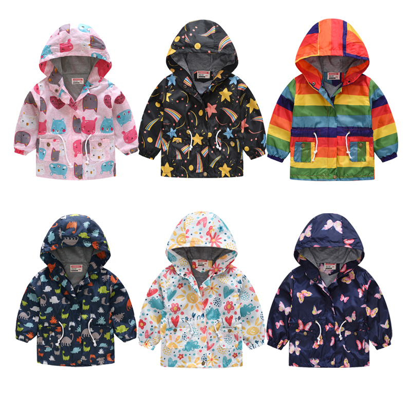 

2020 Spring Boys Jackets Coats Kids Hooded Outerwear Autumn Baby Boy Jacket Children Clothing Baby Outerwear Girls Coats Jacket, As the picture