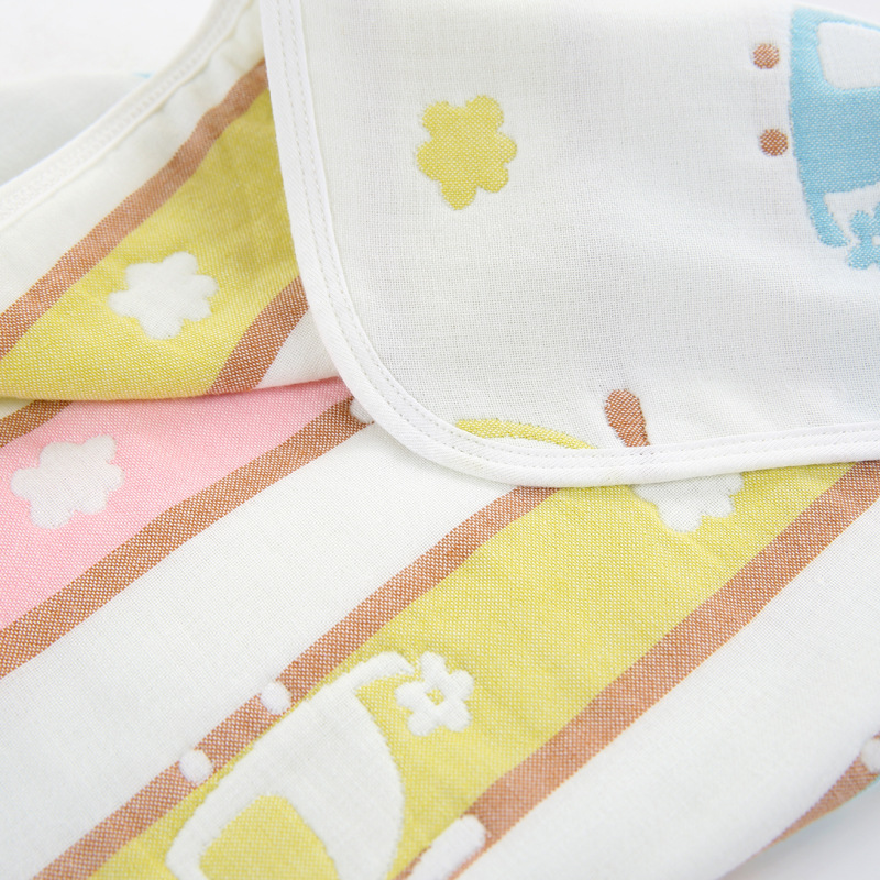 

Towel 110*110cm Gauze Bath Pure Cotton 6 Six-layer Quilt Born Blanket For Children
