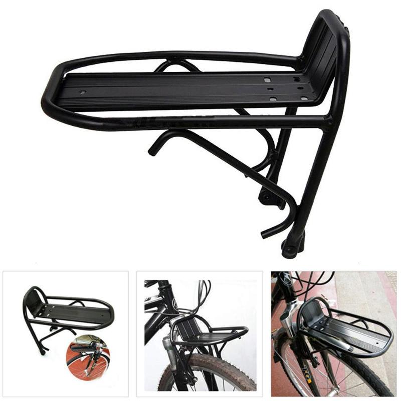 

Mountain Road Bike Front Pannier Shelf Bicycle Luggage Carrier Bicycle Rack Aluminum Alloy Bike Shelf for Parts