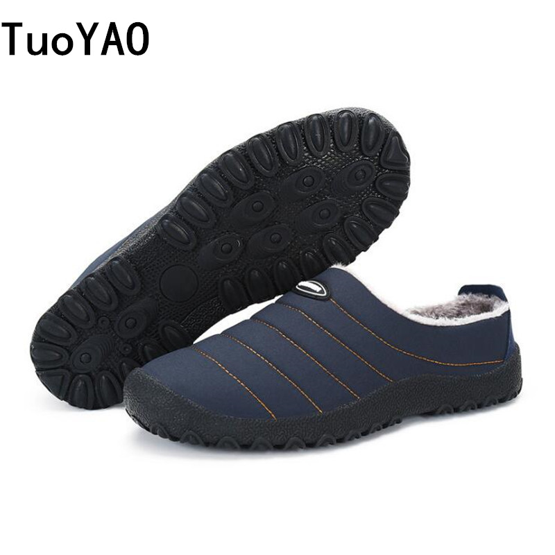 

Women Boots Waterproof Snow Boots Female Plush Winter Non-slip Women Warm Ankle Botas Mujer Winter Shoe Woman Plus Size 46, Blue