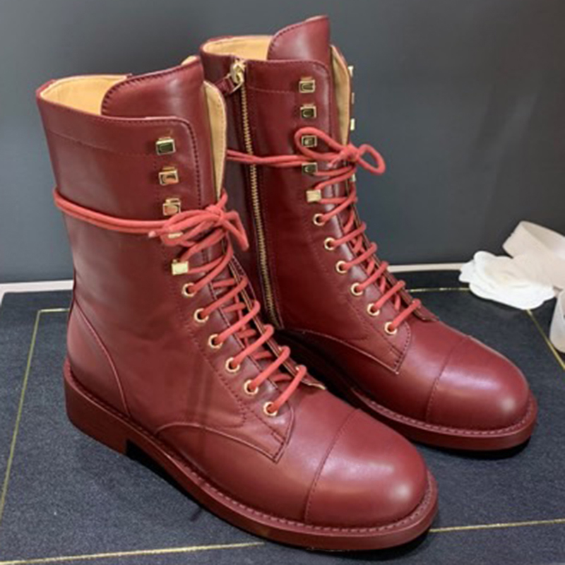 

Womens Vintage Trendy Boots Gothic Black White Red Yellow Goth Punk Ankle Boots Shoes Genuine Leather Combat for Women, Gold