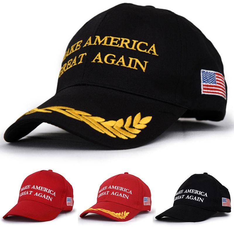 

2020 Again Hat US Flag Embroidery Adjustable Unisex Baseball Cap President Election Sunscreen Summer
