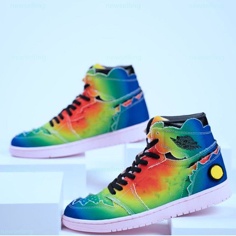 rainbow basketball shoes