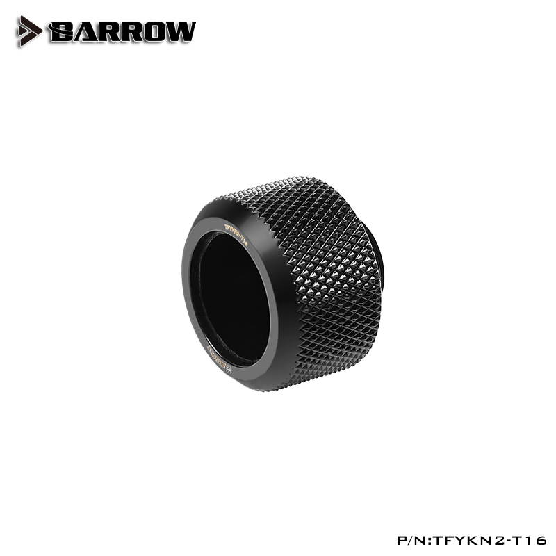 

BARROW Hand Compression OD16mm Hard Tube Fitting / Rigid Tubing Water Cooling Metal Connector Fitting G1/4'' Thread PETG Acrylic