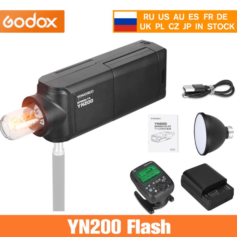

YONGNUO YN200L Flash HSS 2.4G 200W Lithium Battery GN60 High Speed Speedlite Compatible YN560-TX/YN560-TX Pro for