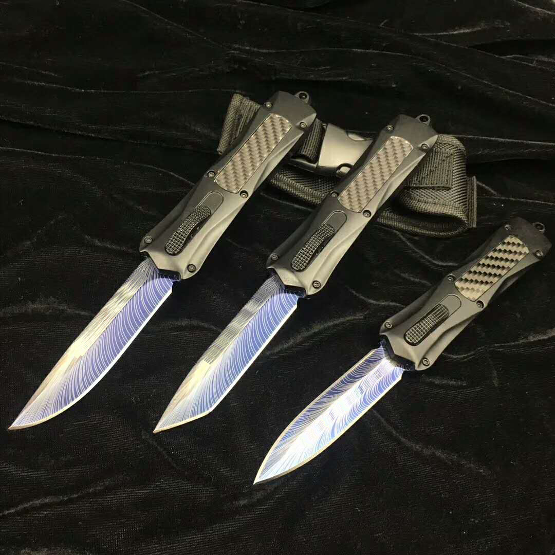 

3300 Carbon automatic knives Benchmade knife t6061 handle CNC VG10 steel OUT pocket knife BM3300 Camping tactical Survival Hunting knife