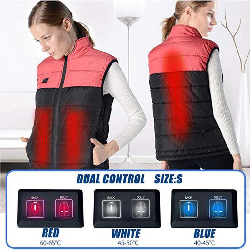 

Are you sure not to click in and see Winter Unisex Adjustmen USB Electric Heating Suit Warm Down Sleeveless Vest Dropishipper, Red