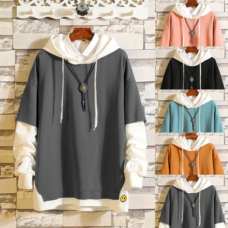 

Men' Hoodies & Sweatshirts Mens Hoodie Men Thick Casual Pullover Harajuku 2021 Autumn Winter Fashion Purple Streetwear Sweatshirt Male, 18110pink