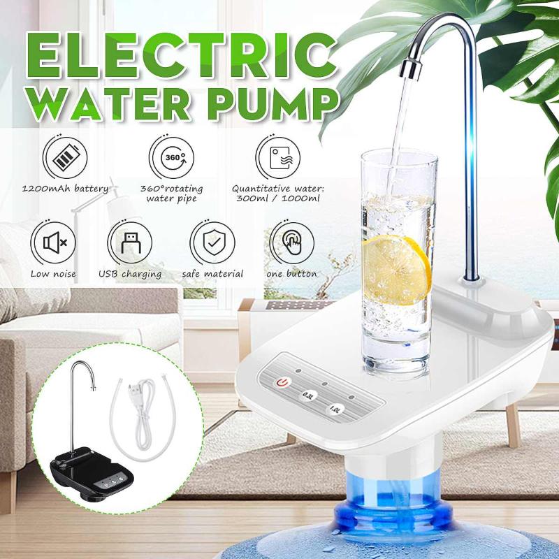 

Upgrade Electric Water Dispenser Wireless Portable Electric Auto Water Pump Bucket Bottle Dispenser USB Rechargeable Pump
