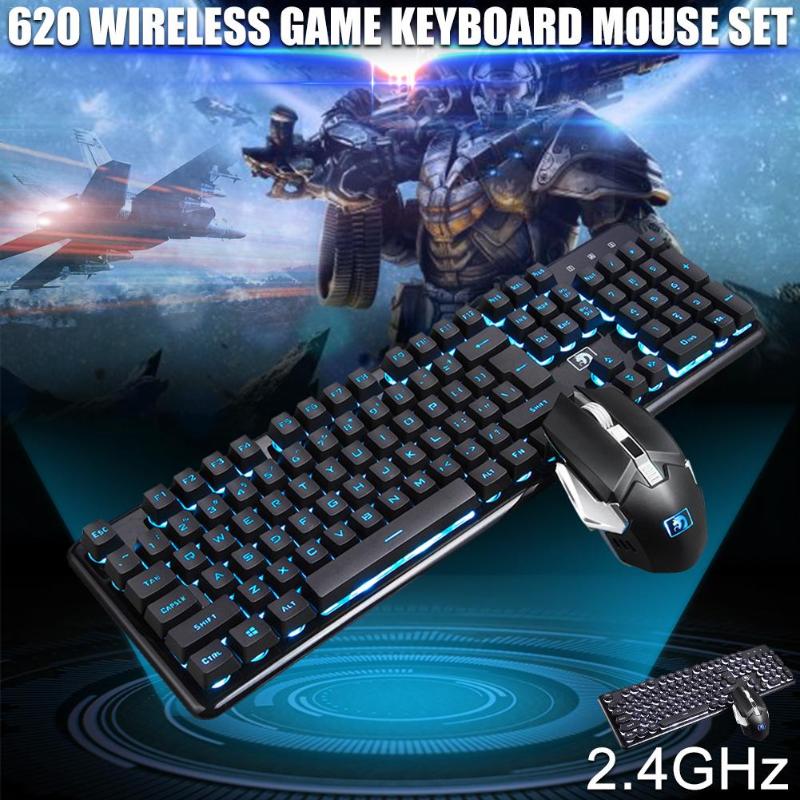 

Technology 620 Mamba Wireless Charging Shining Game Keyboard Mouse Set
