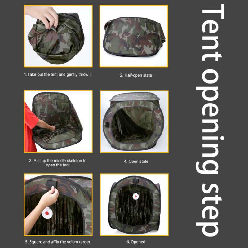 

Portable Target Tent Trap Slingshot Target Foldable Box Shooting Archery Hunting Catapult Case Holder Shooting Training
