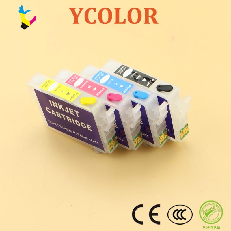 

With auto reset chip T02W1 502 T502XL Europe only Refillable ink cartridge for XP-5100 XP-5105 WF-2865 WF-2860 cartridge