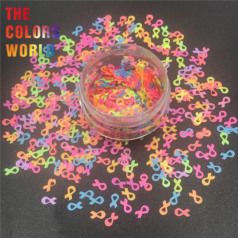 

TCT-310 Awareness Ribbon Nails Glitter Nail Art DIY Decoration Gel Body Art Decorations Makeup Craft Tumblers Party Supplies
