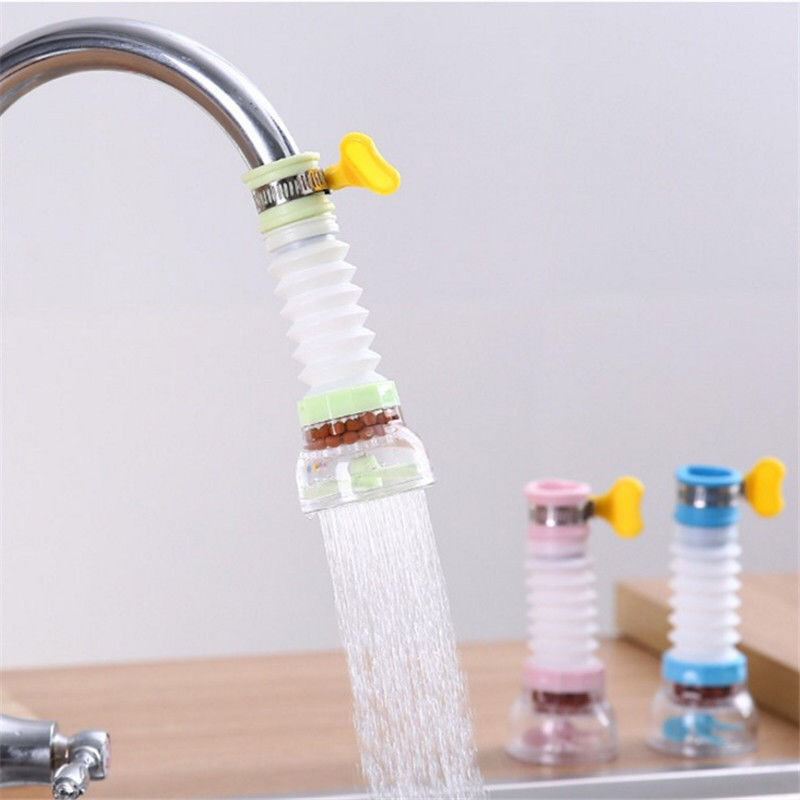 

Universal Kitchen Faucet Splash Head Extension Filter Splash Shower Basin Water Rotated Filter Home Kitchen Faucet Extender