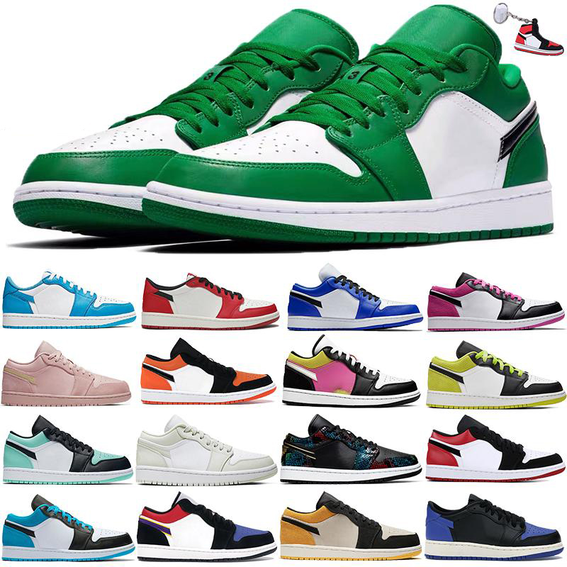 

Men Low 1s 1 OG hyper royal Basketball Shoes UNC Chicago Laser Blue black active fuchisia pine green trainers women sports Sneakers, Nothing but net