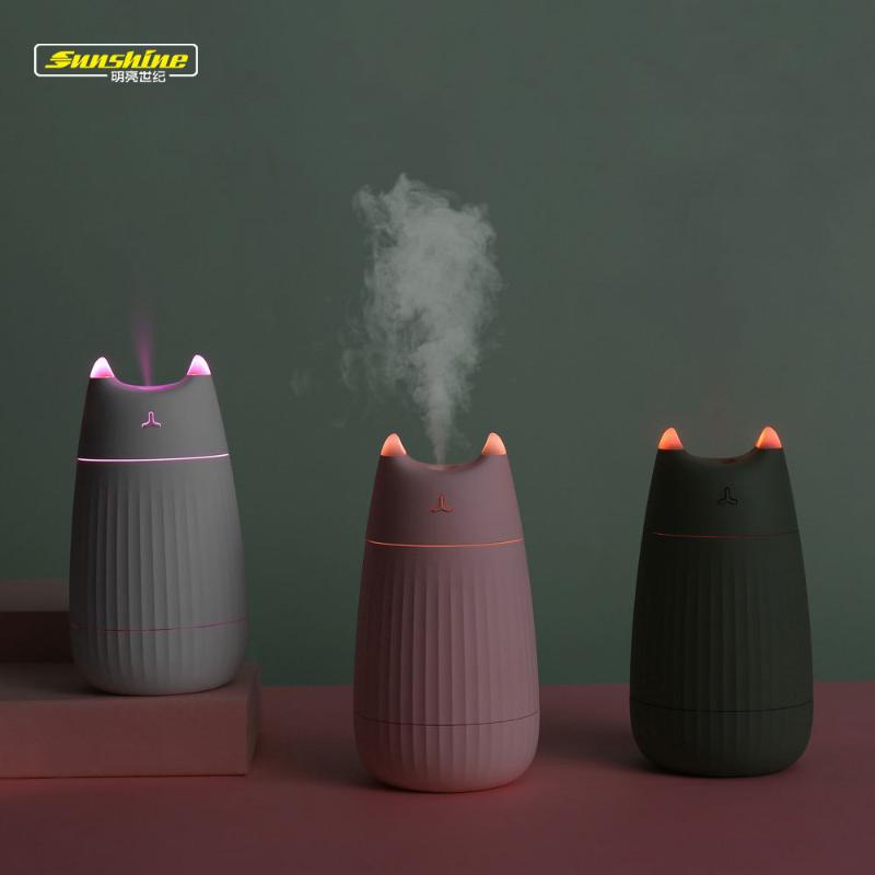 

Creative U18 Cat Humidifier Colorful Light Desktop Negative Ion Water Air Purification Humidifier Spray Moisturizing