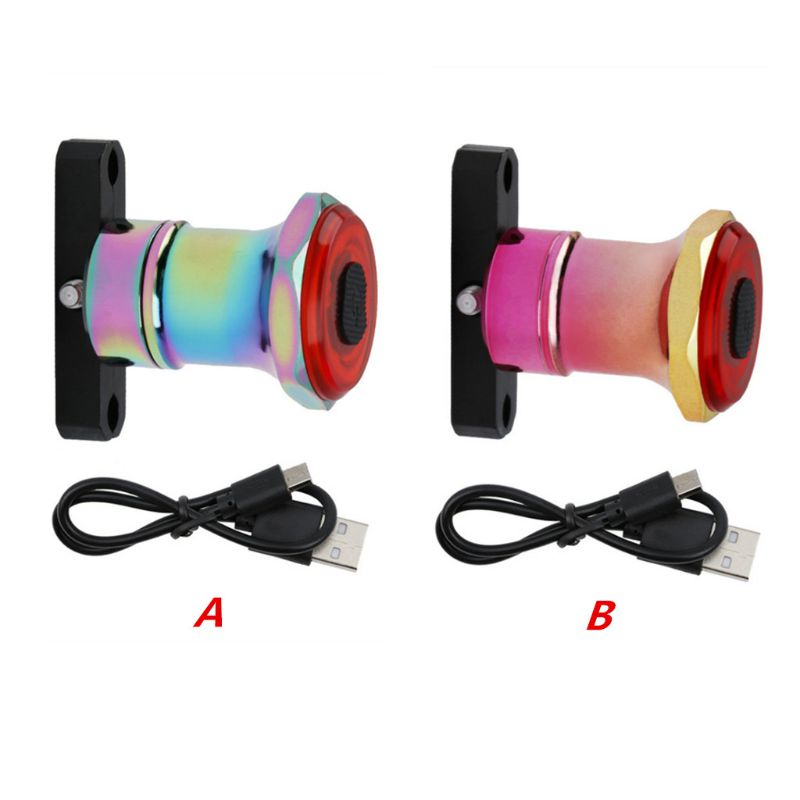 

Bicycle Rear Braking Light Smart Brake Sensing LED Taillight IPx6 Waterproof USB Charge Riding Cycling Bike Accessories