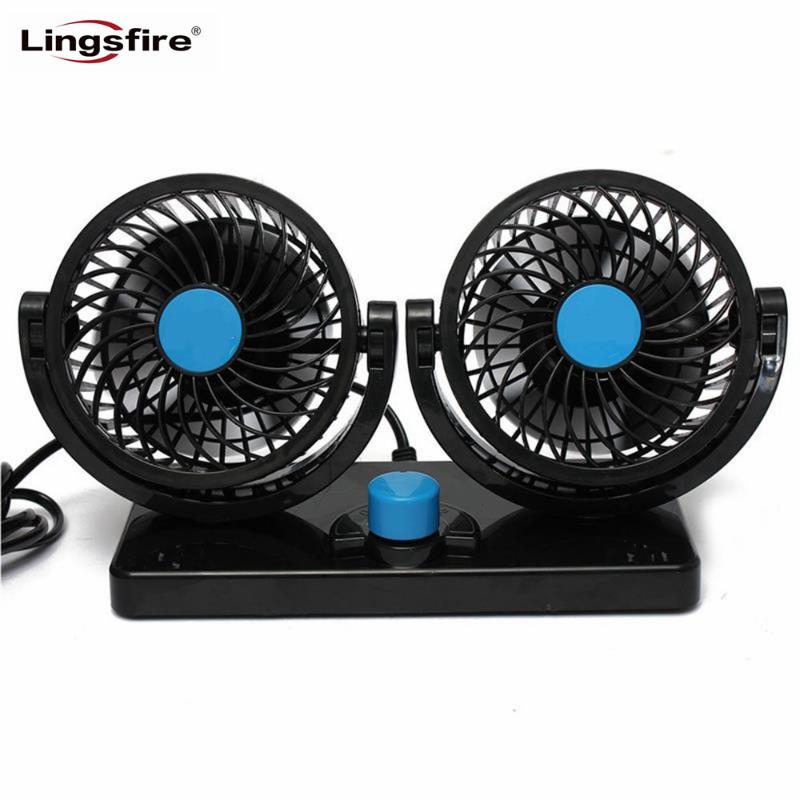 

360 Rotating Free Adjustment Car Auto Cooling Air Fan Ventilation Dashboard Electric Car Fan Summer Cooling Air Circulator