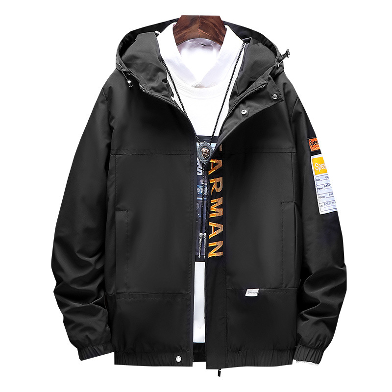 

Fashion Letter Embroidery Hooded Jacket Mens Winter Bomber Jackets Male Harajuku Hoodies Jacket Korean Style Hip Hop Chic, Yellow