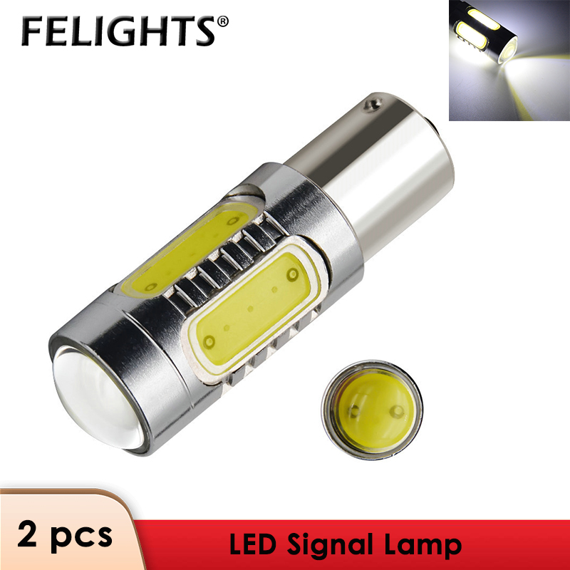 

2x BA15S P21W 1156 1157 P21/5w T20 Car LED Reverse Light Bulb Turn Signal Daytime Running LED Auto Lamp Error Free DC 12V 6000K, As pic