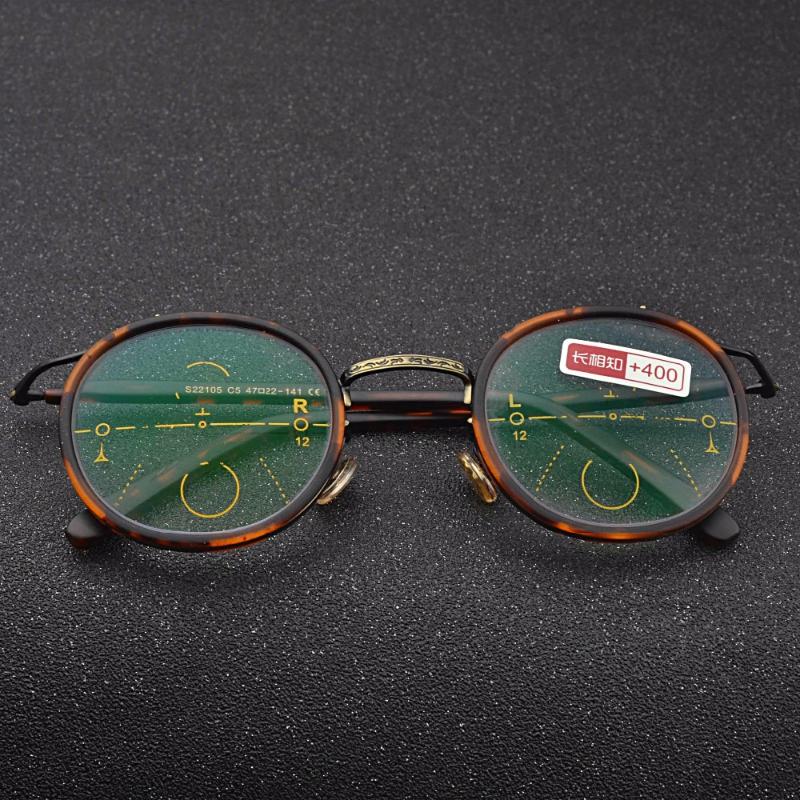 

Photochromism Progressive Multifocal Reader See Far And Near Reading Eyeglasses Bifocal Presbyopia Women UV Reading Glasses NX