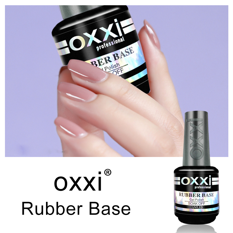 

OXXI Gel Nail Polish Thick Rubber Base and Top Coat Manicure Hybrid Gel Varnishes for Nails UV Semipermanent Gellak 15ml Lacquer