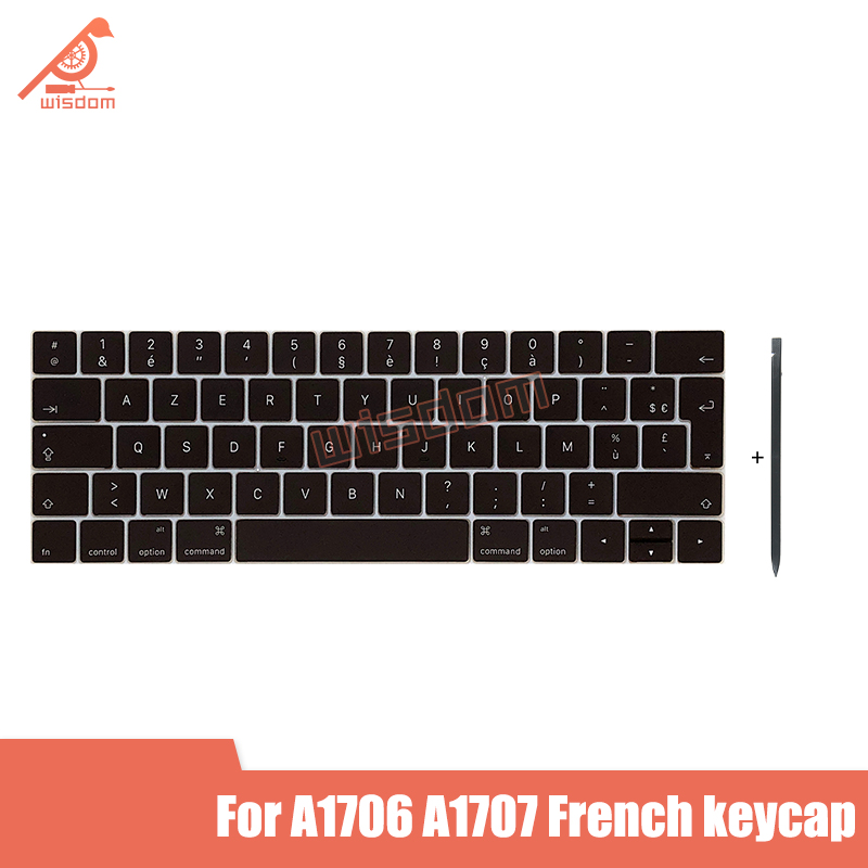 

Full New Keyboard Keycap French Key Cap For Pro Retina 13" A1708 A1706 A1707 Keyboard 2020 2020 Year French Keys Set