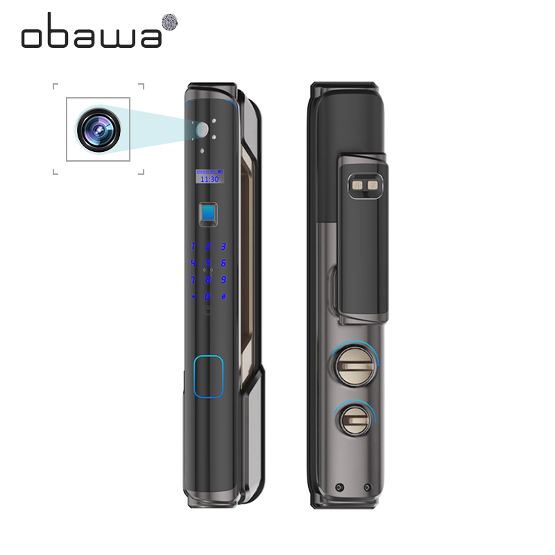 

Obawa facial recognition lock with camera Fingerprint password automatic face recognition electronic door lock with screen