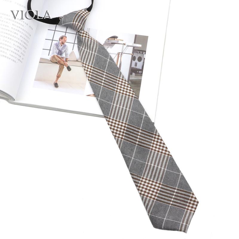 

College Striped Plaid Women Teenager Necktie School Professional Uniform Girl Student Waitress Staff Bow Tie Shirt Accessories