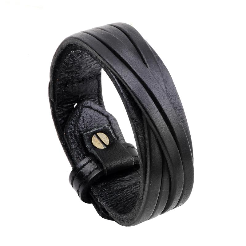 

Hand Jewelry Leather Braided Wrap Multilayer Bracelets & Bangles 2020 Vintage Woven Bracelet For Women Man Rope Wristband