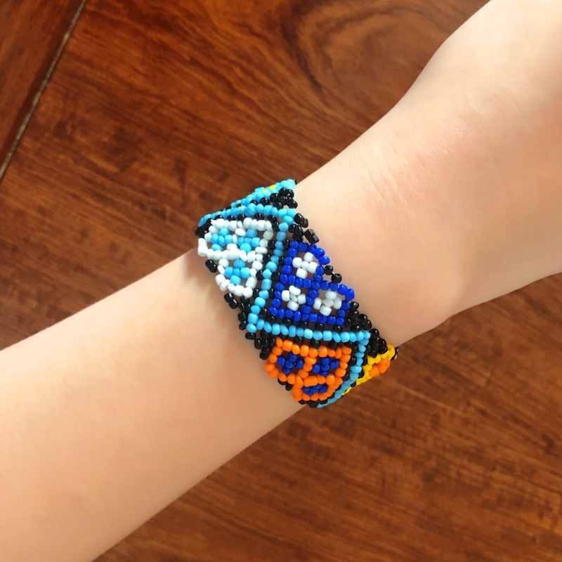 

Meetvii Fashion Bohemia Seedbead Bracelet Women Boho Ethnic Bead Bracelet Handmade Braided Bead Jewelry Gift