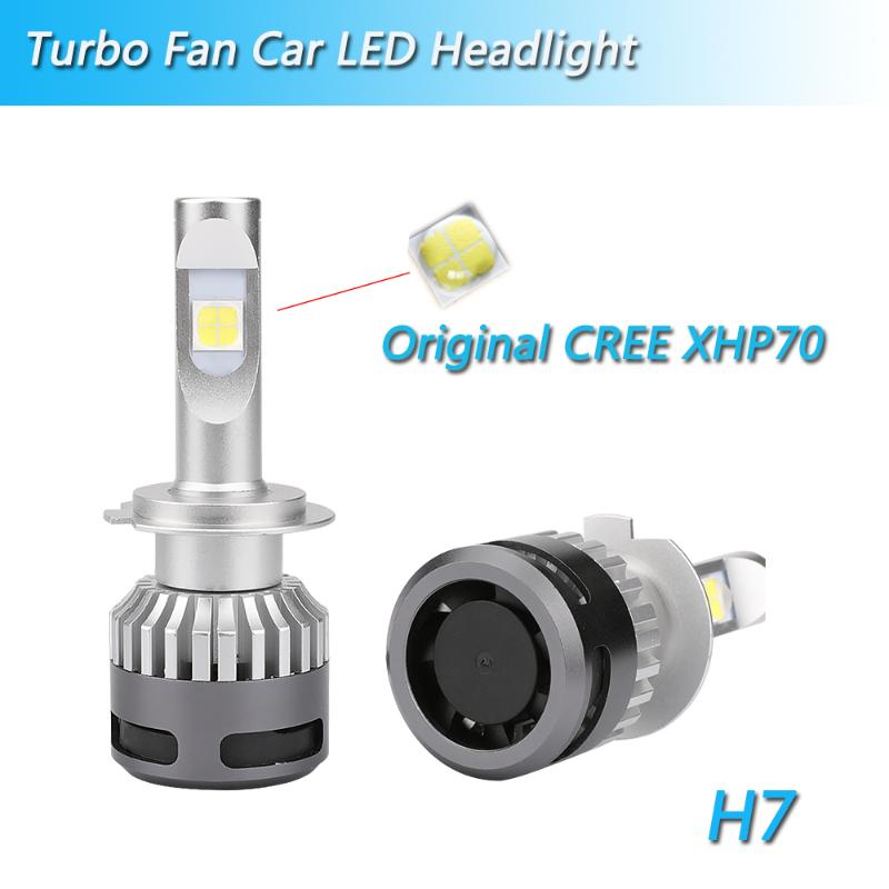 

12V 2PCs Mini XHP70 led H7 H4 LED Bulbs Cars Headlight H11 9012 H9 9005 3 9006 4 110W 13200LM 6000K Auto Headlamp Fog Light