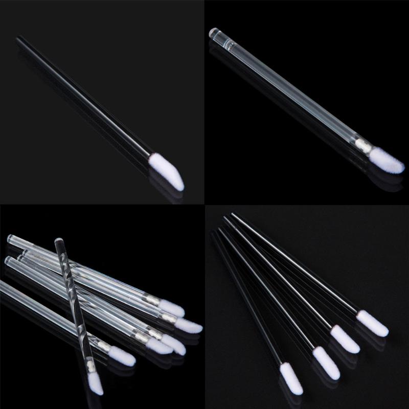 

100pcs 50pcs Disposable Lip Brush Lipstick Gloss Wands Lipbrush Makeup Tool