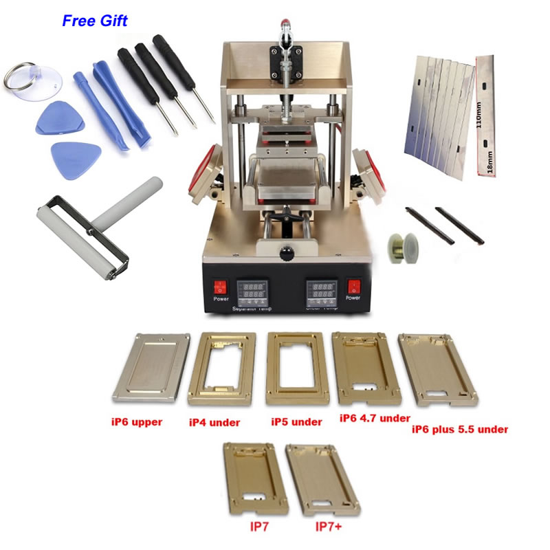 

LY 998 Multifunction Bezel Middle Frame Separator Machine Vacuum LCD Glue Remover Laminator Preheater