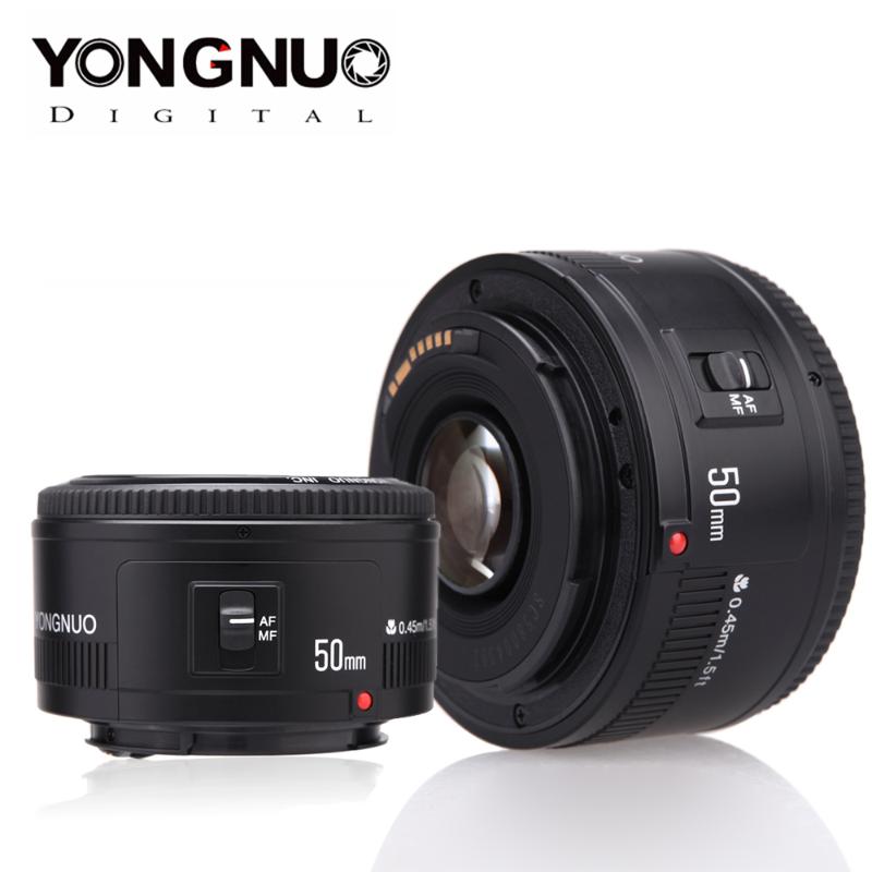 

YONGNUO Lens YN50mm f1.8 YN EF 50mm f/1.8 AF Lens YN50 Aperture Auto Focus for Canon EOS 60D 70D 5D2 5D3 600d DSLR Cameras
