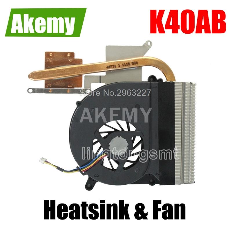 

New Laptop CPU Cooler Heatsink Fan For Asus K40IN K40IP K50I K50IN K61IC K70Ic K50IP X5DIN K40 K50 K40AB K50AB K40IJ K40AF