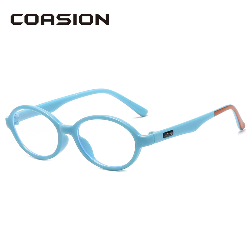 

COASION Blue Light Blocking Glasses Kids Unbreakable Flexible Frame Computer Gaming TV Glasses for Boys Girls Age 3-12 CA1725