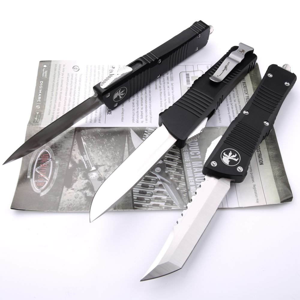

CNC automatic knives Benchmade knife t6061 handle CNC VG10 steel OUT pocket knife BM3300 Camping tactical Survival Hunting knife